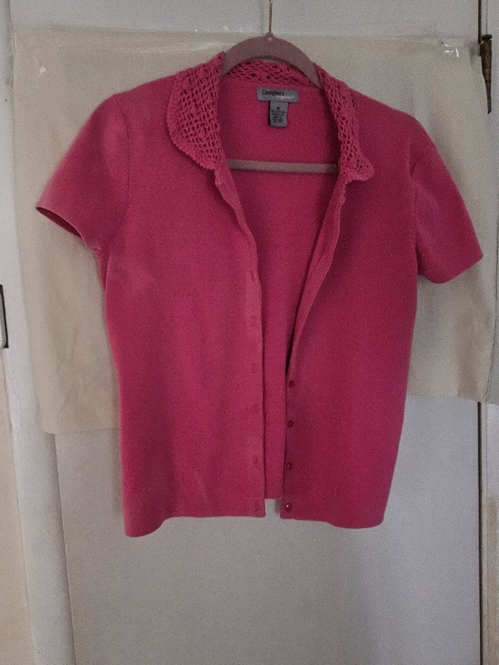 Designers Original Brand Women's MED Pink Sweater
